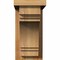 Ekena Millwork Pescadero Rough Sawn Corbel w/Backplate, Western Red Cedar, 6"W x 12"D x 12"H COR06X12X12PEC01RWR - alternate 3